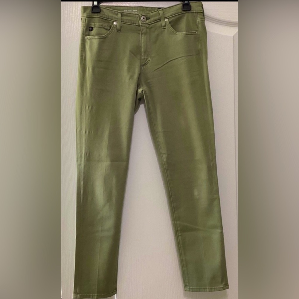 AG Adriano Goldschmied Women’s The Prima Crop Jeans. Mid-Rise Crop Size 27